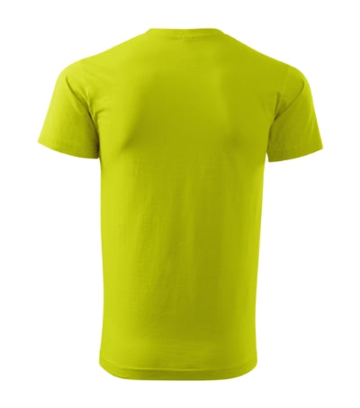 MALFINI BASIC FREE Men's T-shirt in lime punch - promotional clothing printed with your company logo