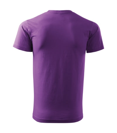 MALFINI BASIC FREE Men's T-shirt in purple - promotional clothing printed with your company logo