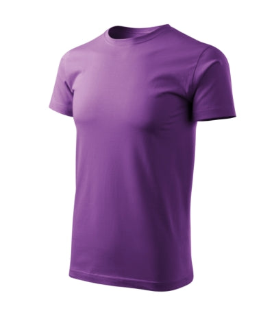 MALFINI BASIC FREE Men's T-shirt in purple - promotional clothing printed with your company logo