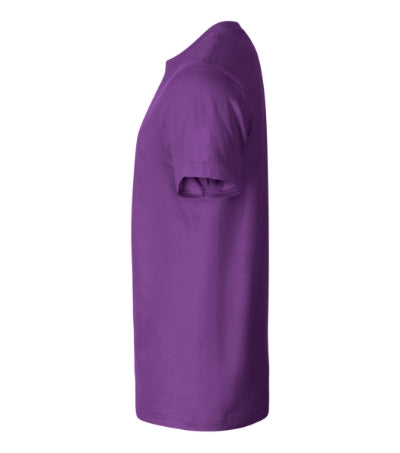 MALFINI BASIC FREE Men's T-shirt in purple - promotional clothing printed with your company logo