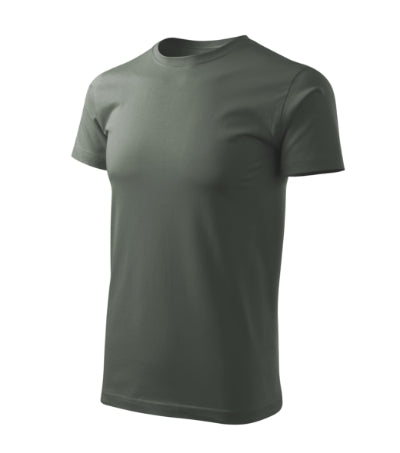 MALFINI BASIC FREE Men's T-shirt in castor gray - promotional clothing printed with your company logo