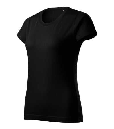 MALFINI BASIC FREE Women's T-shirt in black - promotional clothing printed with your company logo
