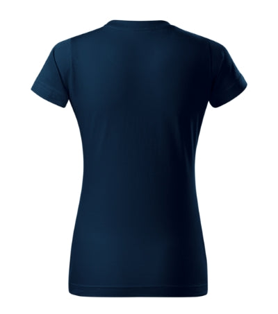 MALFINI BASIC FREE Women's T-shirt in navy blue - promotional clothing printed with your company logo