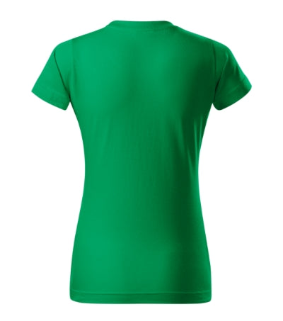 MALFINI BASIC FREE Women's T-shirt in kelly green - promotional clothing printed with your company logo