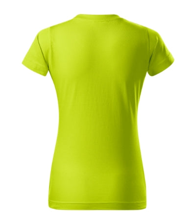 MALFINI BASIC FREE Women's T-shirt in lime punch - promotional clothing printed with your company logo