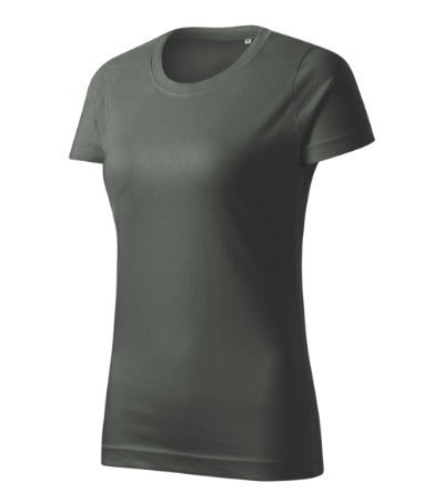 MALFINI BASIC FREE Women's T-shirt in castor gray - promotional clothing printed with your company logo
