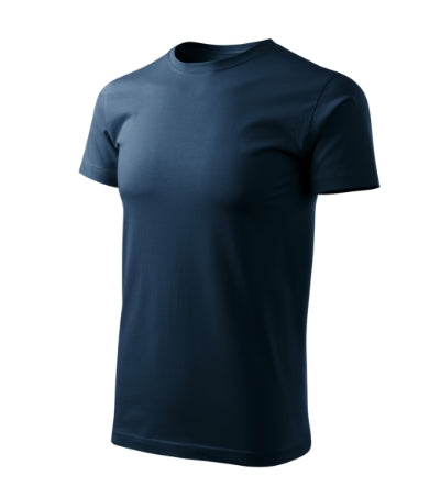 MALFINI HEAVY NEW FREE Unisex T-shirt in navy blue - promotional clothing printed with your company logo