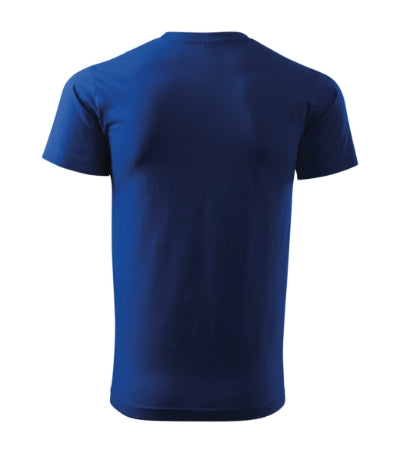 MALFINI HEAVY NEW FREE Unisex T-shirt in royal blue - promotional clothing printed with your company logo