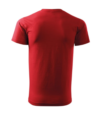 MALFINI HEAVY NEW FREE Unisex T-shirt in red - promotional clothing printed with your company logo