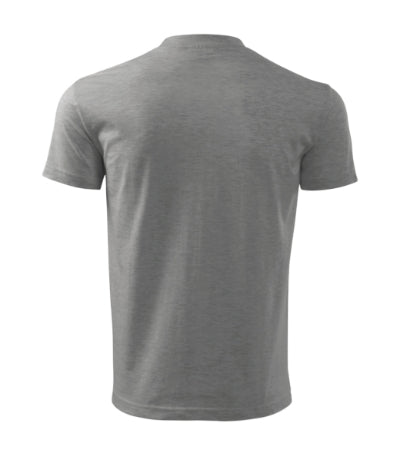 MALFINI HEAVY NEW FREE Unisex T-shirt in dark gray melange - promotional clothing printed with your company logo