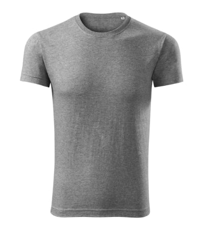 MALFINI VIPER FREE Men's T-shirt in dark gray melange - promotional clothing printed with your company logo