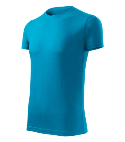 MALFINI VIPER FREE Men's T-shirt in blue atoll - promotional clothing printed with your company logo