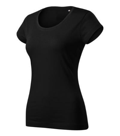 MALFINI VIPER FREE Women's T-shirt in black - promotional clothing printed with your company logo