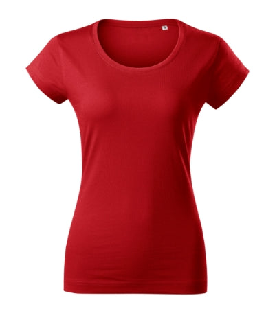 MALFINI VIPER FREE Women's T-shirt in red - promotional clothing printed with your company logo