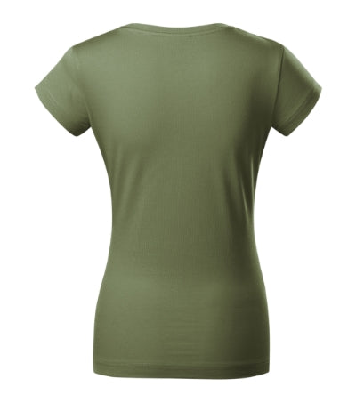 MALFINI VIPER FREE Women's T-shirt in khaki - promotional clothing printed with your company logo