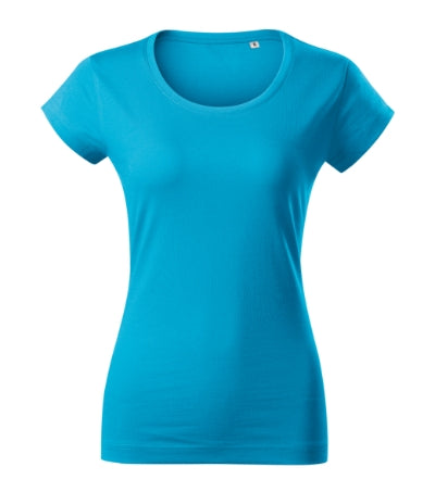 MALFINI VIPER FREE Women's T-shirt in blue atoll - promotional clothing printed with your company logo