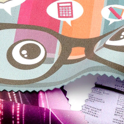 Chiffon de nettoyage d'écran rPET polychrome | Cadeaux bien-être de marque