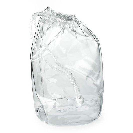 Borsa con coulisse in PVC trasparente | Regali benessere firmati