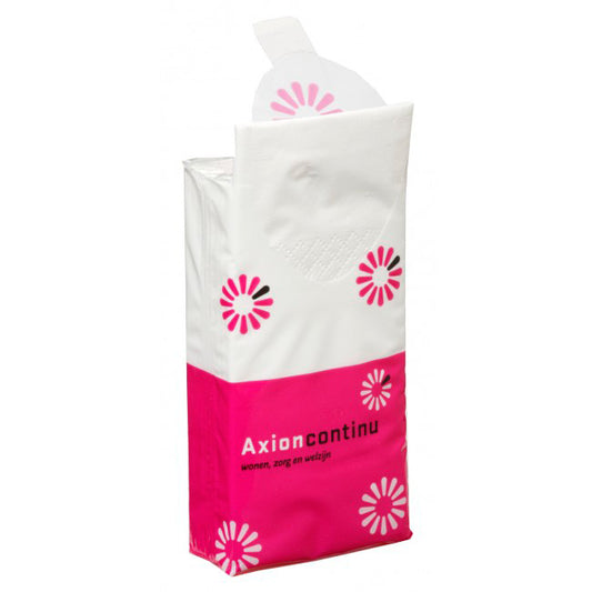 10 Tissues in a Printed Poly Wrap Pack | Branded wellness gifts