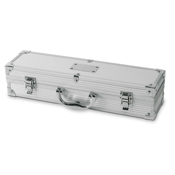 ASADOR - 3 outils BBQ en coffret aluminium