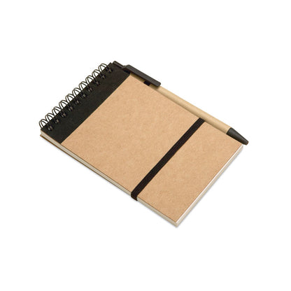 SONORA - Bloc-notes A6 recyclé avec stylo
