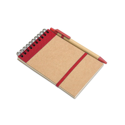 SONORA - Bloc-notes A6 recyclé avec stylo