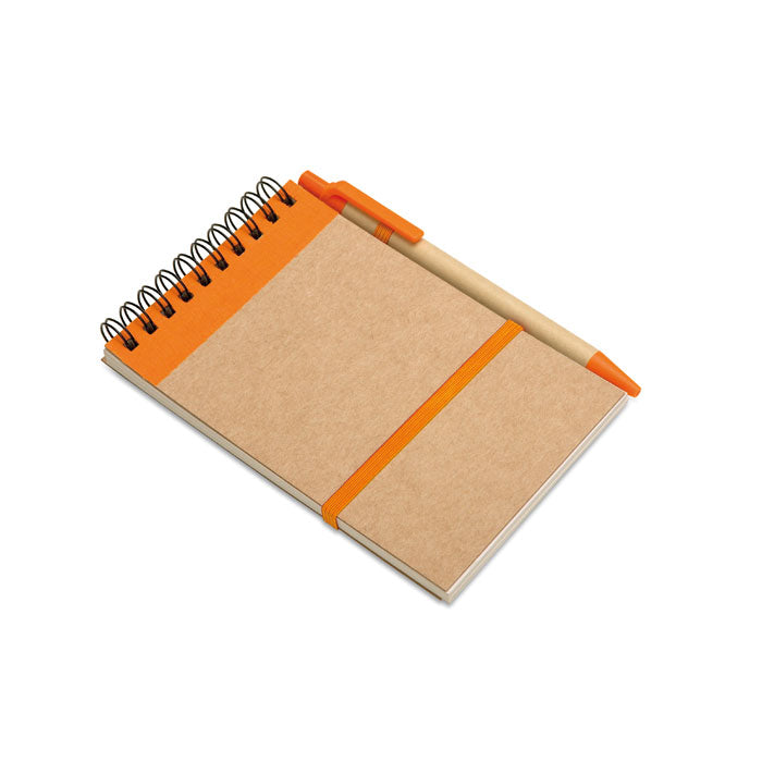 SONORA - Bloc-notes A6 recyclé avec stylo