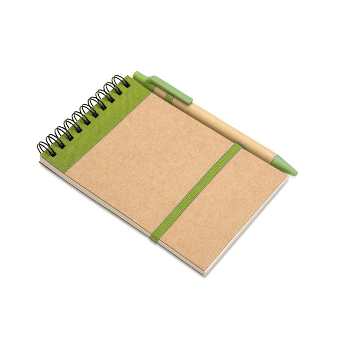 SONORA - Bloc-notes A6 recyclé avec stylo