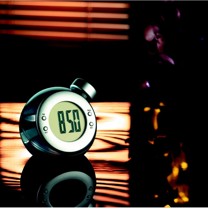 DROPPY - Horloge de bureau LCD alimentée à l'eau