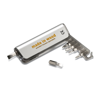 ALUTOOL - Porta multiutensile e torcia LED