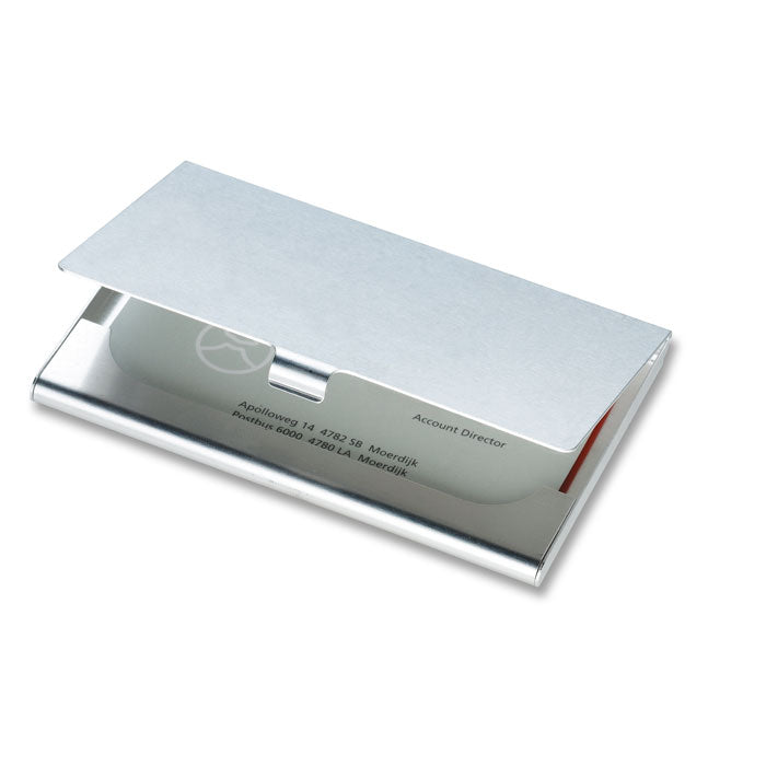 EPSOM – Visitenkartenhalter aus Aluminium