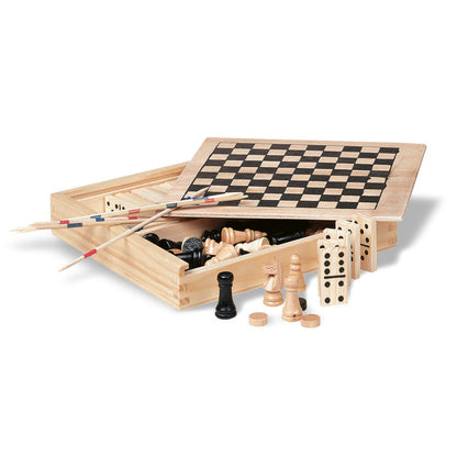 TRIKES - 4 Spiele in Holzkiste