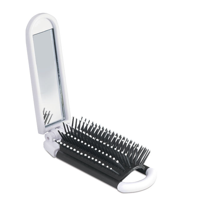 ALWAYS - Brosse à cheveux pliable avec miroir