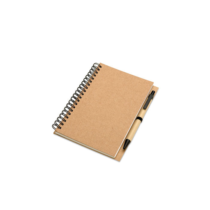 BLOQUERO - Quaderno riciclato B6 con penna