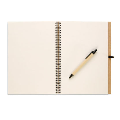 BLOQUERO PLUS - Quaderno riciclato con penna