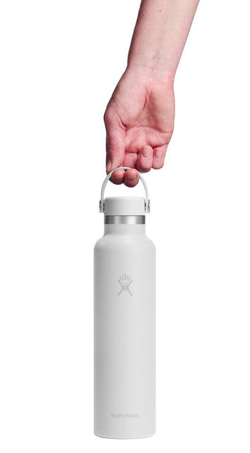 Hydro Flask 24 OZ STANDARD FLEX CAP WHITE