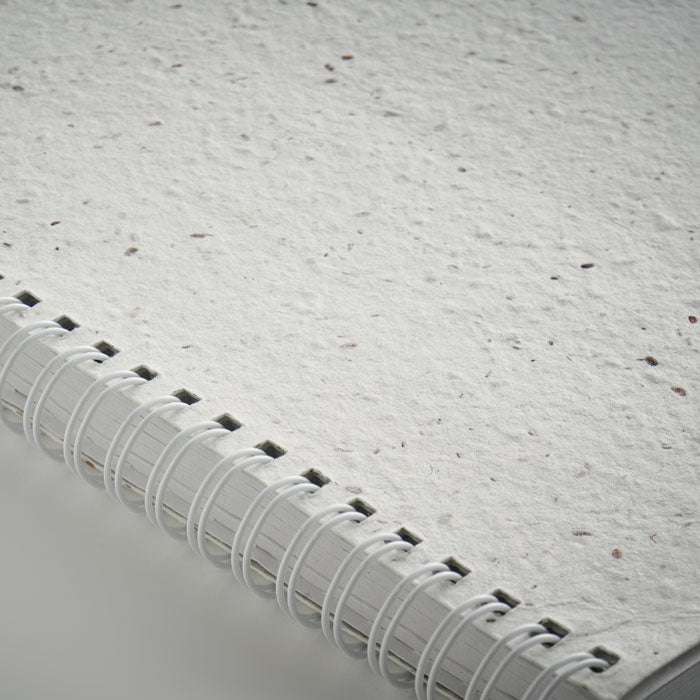 SEED RING - Carnet de couverture en papier graine A5