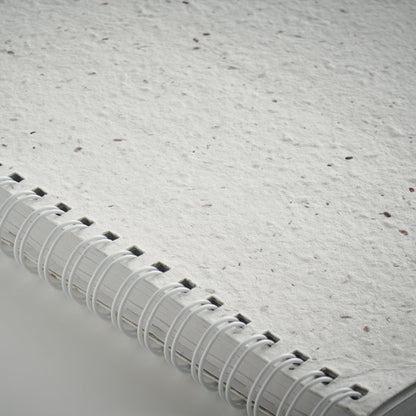 SEED RING - Carnet de couverture en papier graine A5