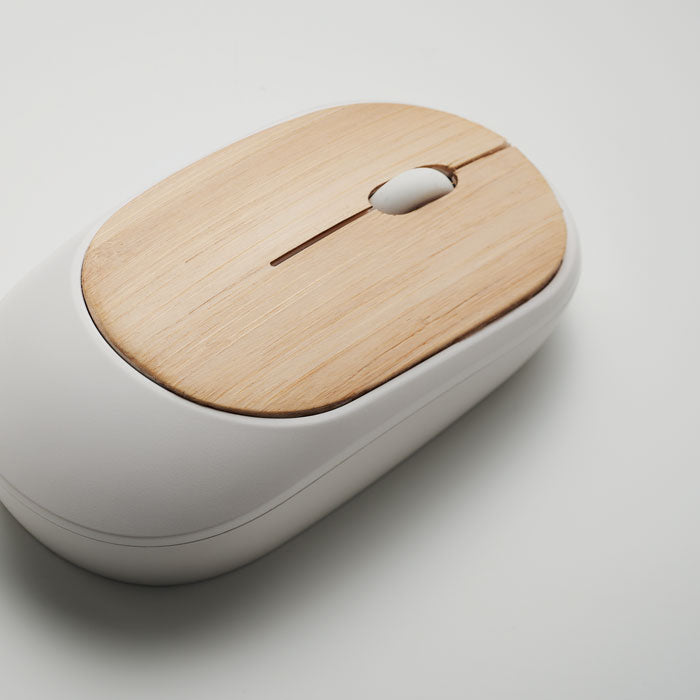 CURVY BAM - Mouse wireless in bambù