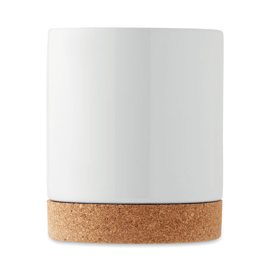 KAROO - Taza de cerámica con corcho 280 ml