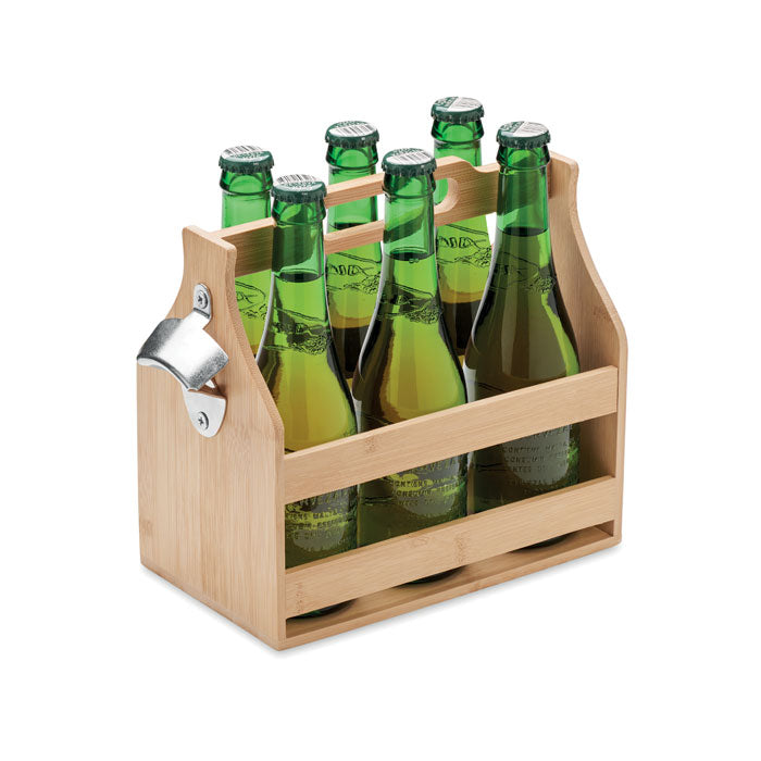 CABAS - Caisse 6 bières en bambou