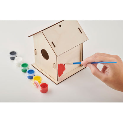 PAINTHOUSE - Kit casetta per uccelli in legno fai da te