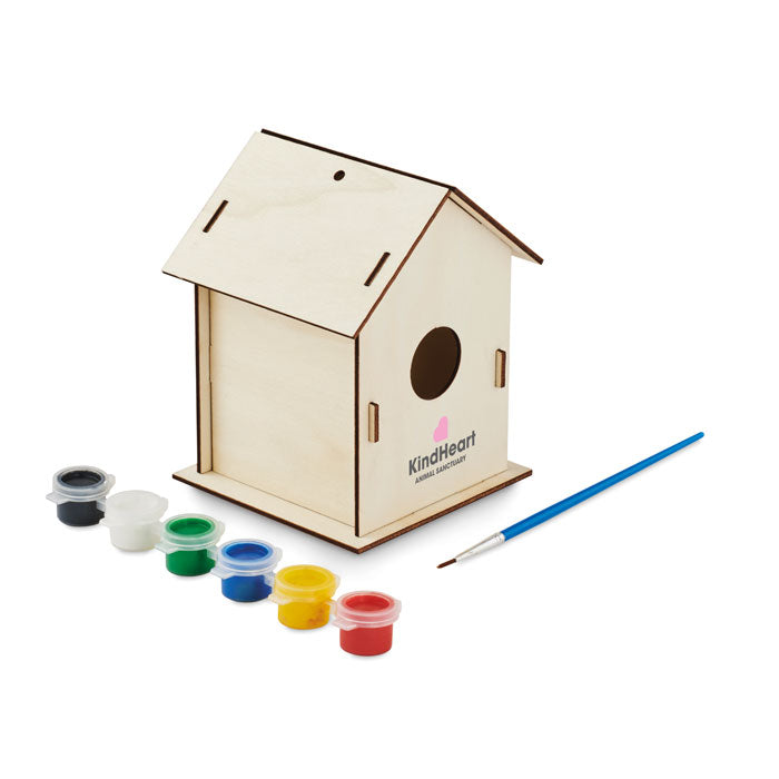 PAINTHOUSE - Kit casetta per uccelli in legno fai da te