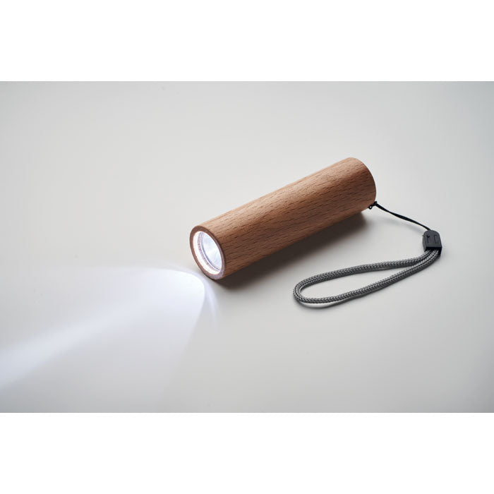 LITE - Torcia ricaricabile in legno di faggio
