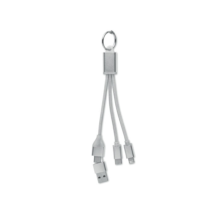 AZUL - Cable de carga 4 en 1 tipo C
