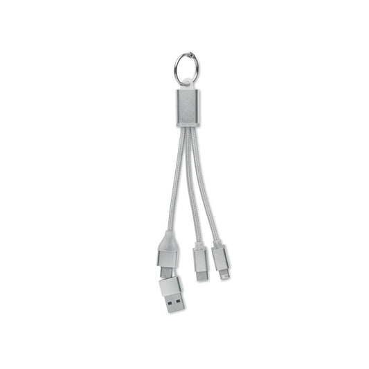 AZUL - Cable de carga 4 en 1 tipo C