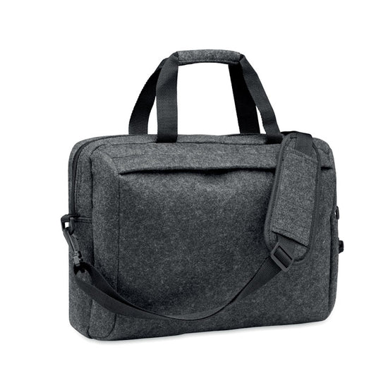 PLANA - Borsa per laptop in feltro RPET da 15 pollici