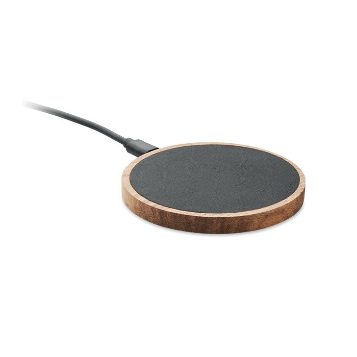 ACAWAI - Carregador sense fil en acàcia 15W