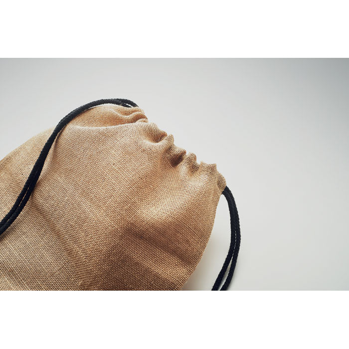 FUKURO - Borsa con coulisse in iuta