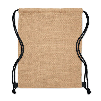 FUKURO - Borsa con coulisse in iuta